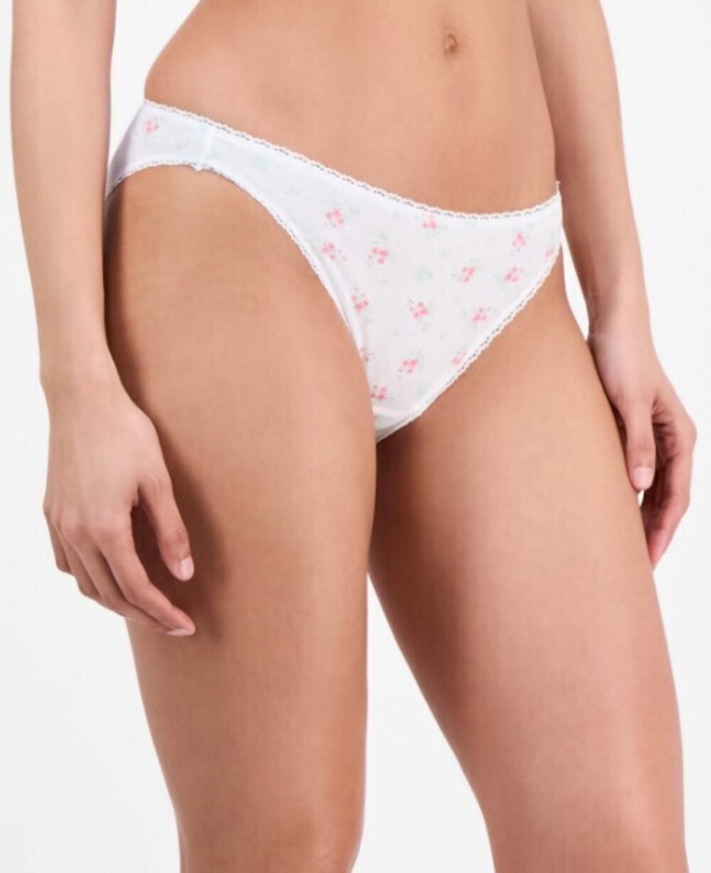 NWT Charter Club Womens Pretty Cotton Bikini 1 Arielle Ditsy 2XL